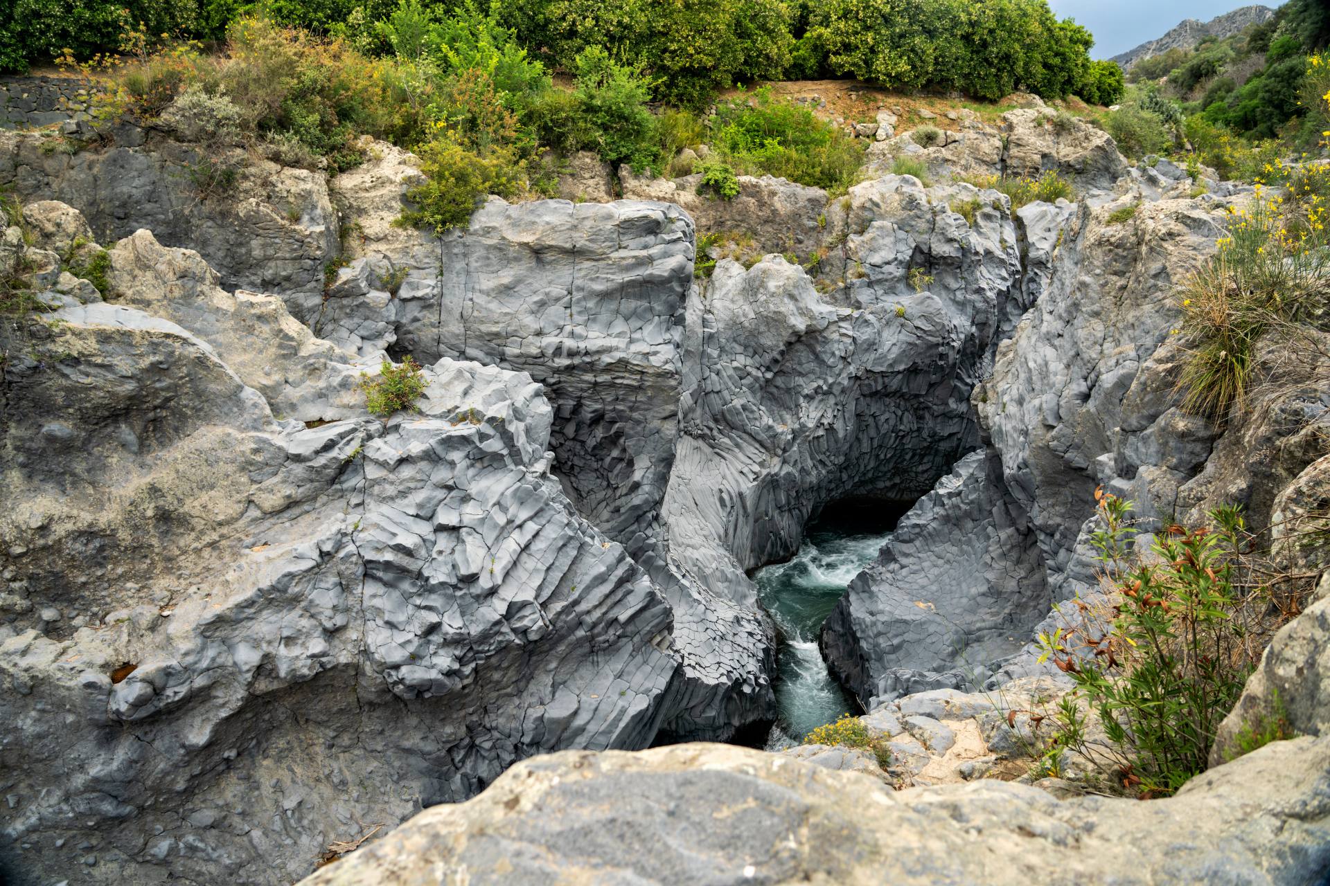Gole dell'Alcantara (Parco Botanico e Geologico) in Motta Camastra